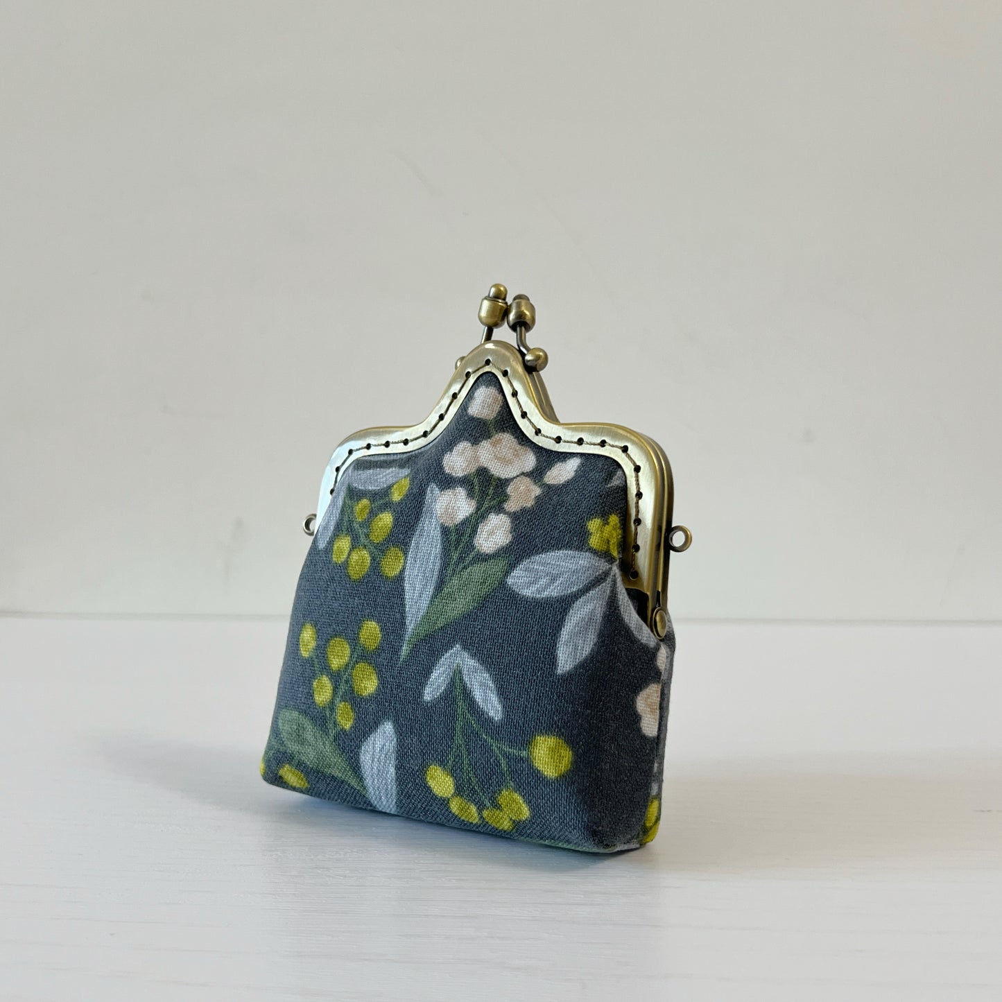 Blueberry Love - Handmade Kiss Lock Card Purse