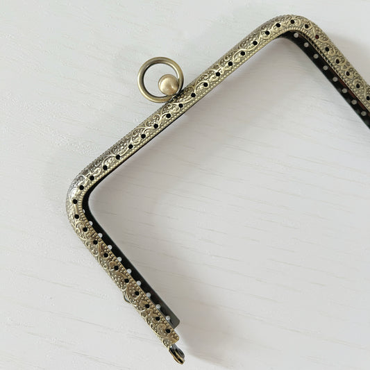 Vintage Style Kiss Lock Metal Clasp - Athena Clasps