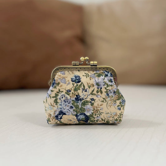 Secret Garden - Handmade Fabric Kiss Lock Purse
