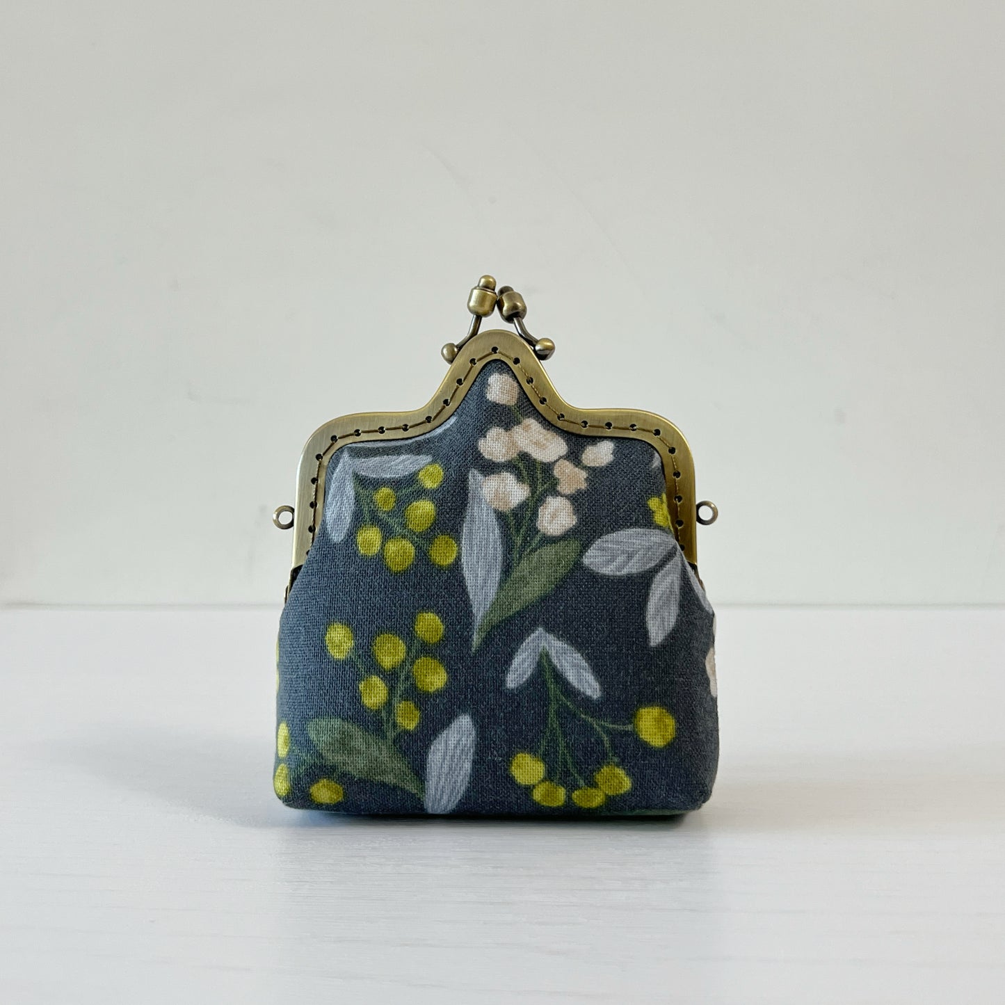 Blueberry Love - Handmade Kiss Lock Card Purse
